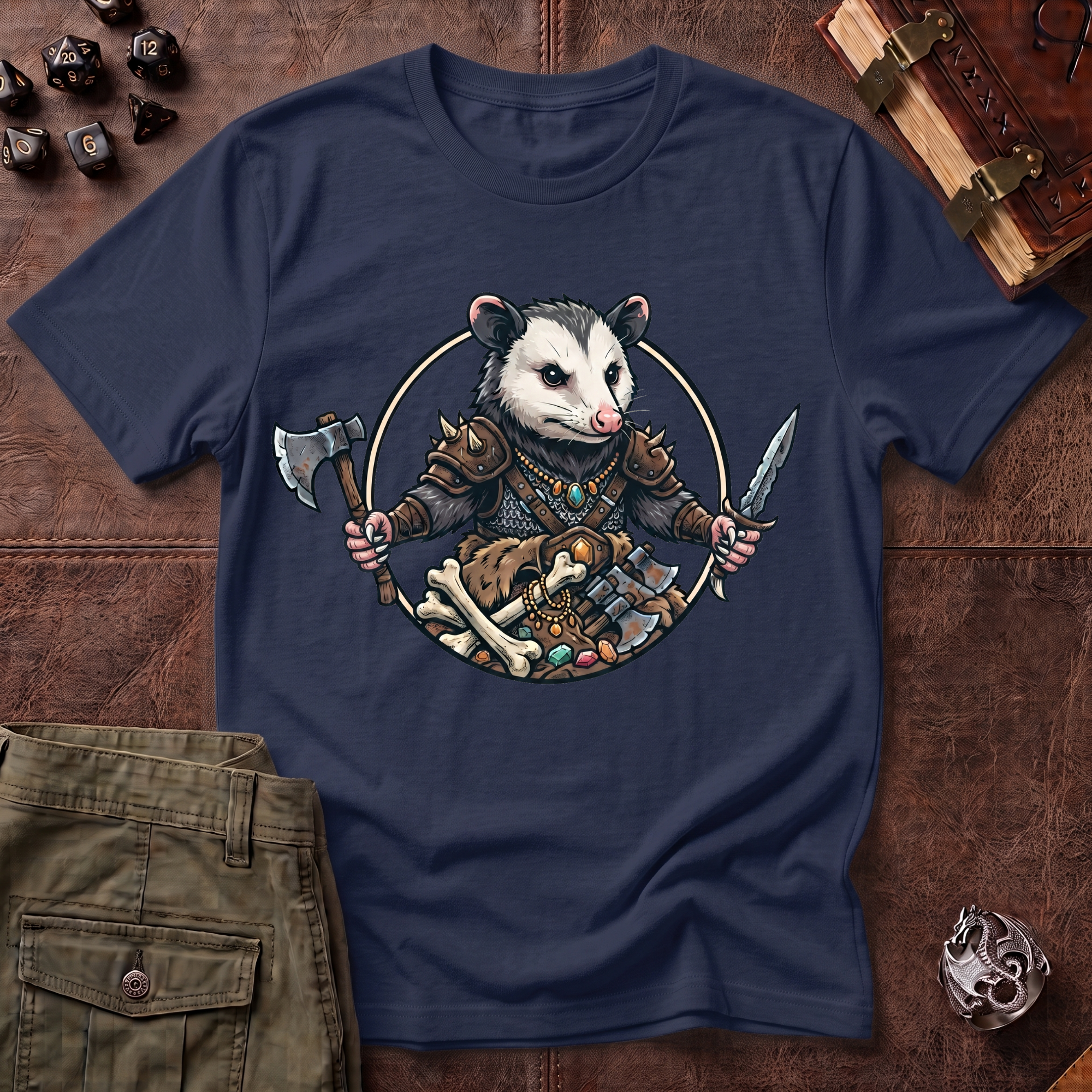 Spicy Kitty Barbarian T-Shirt