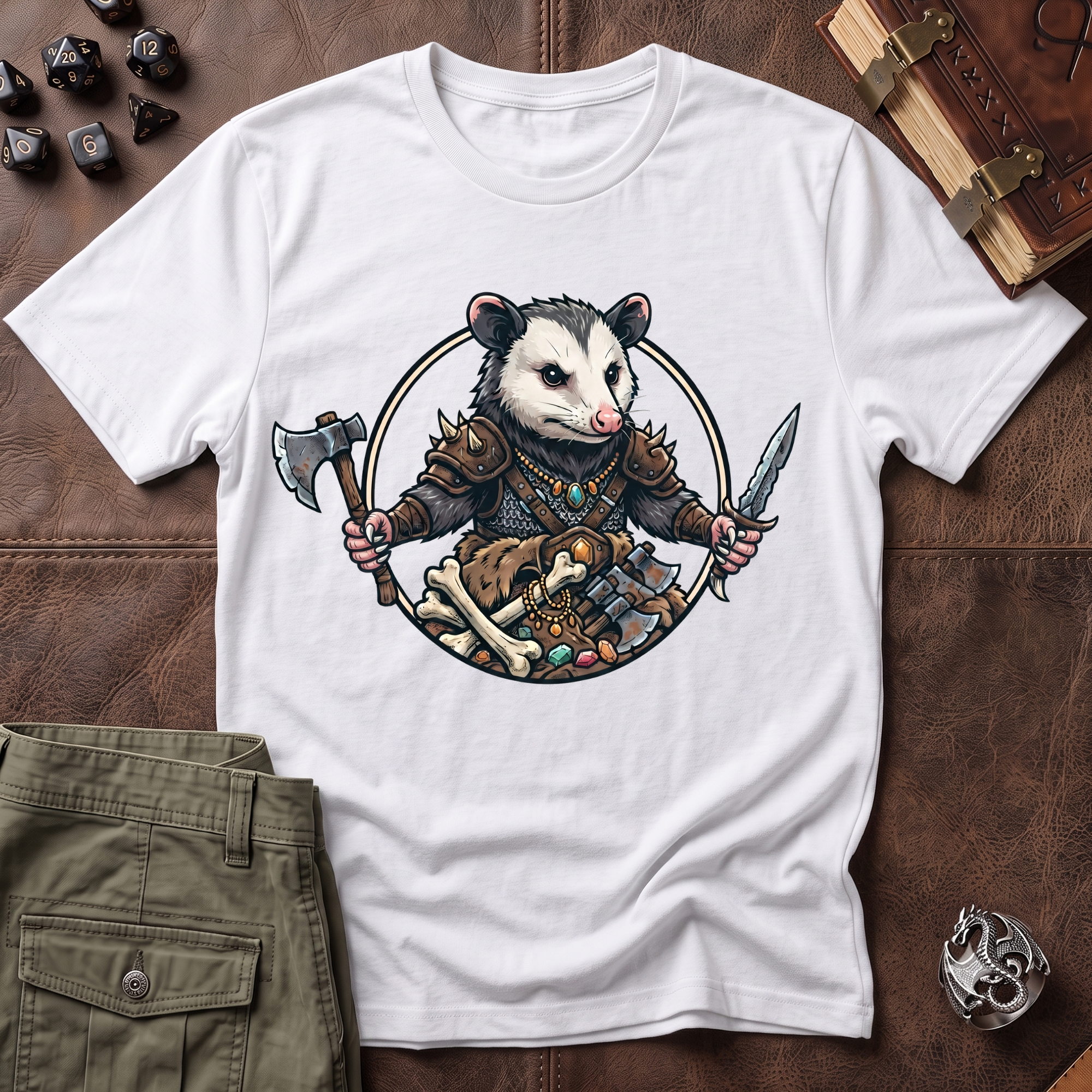Spicy Kitty Barbarian T-Shirt