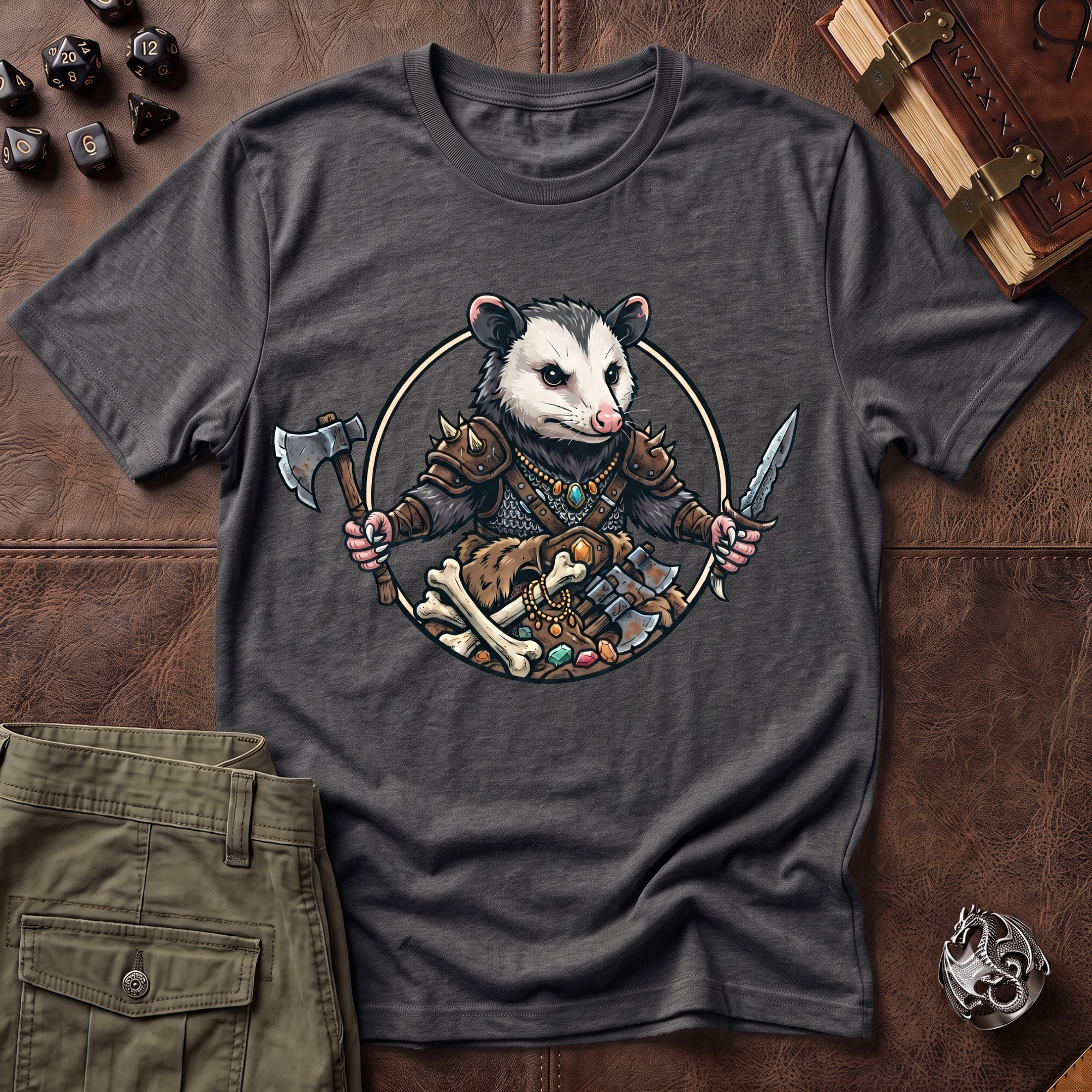 Spicy Kitty Barbarian T-Shirt