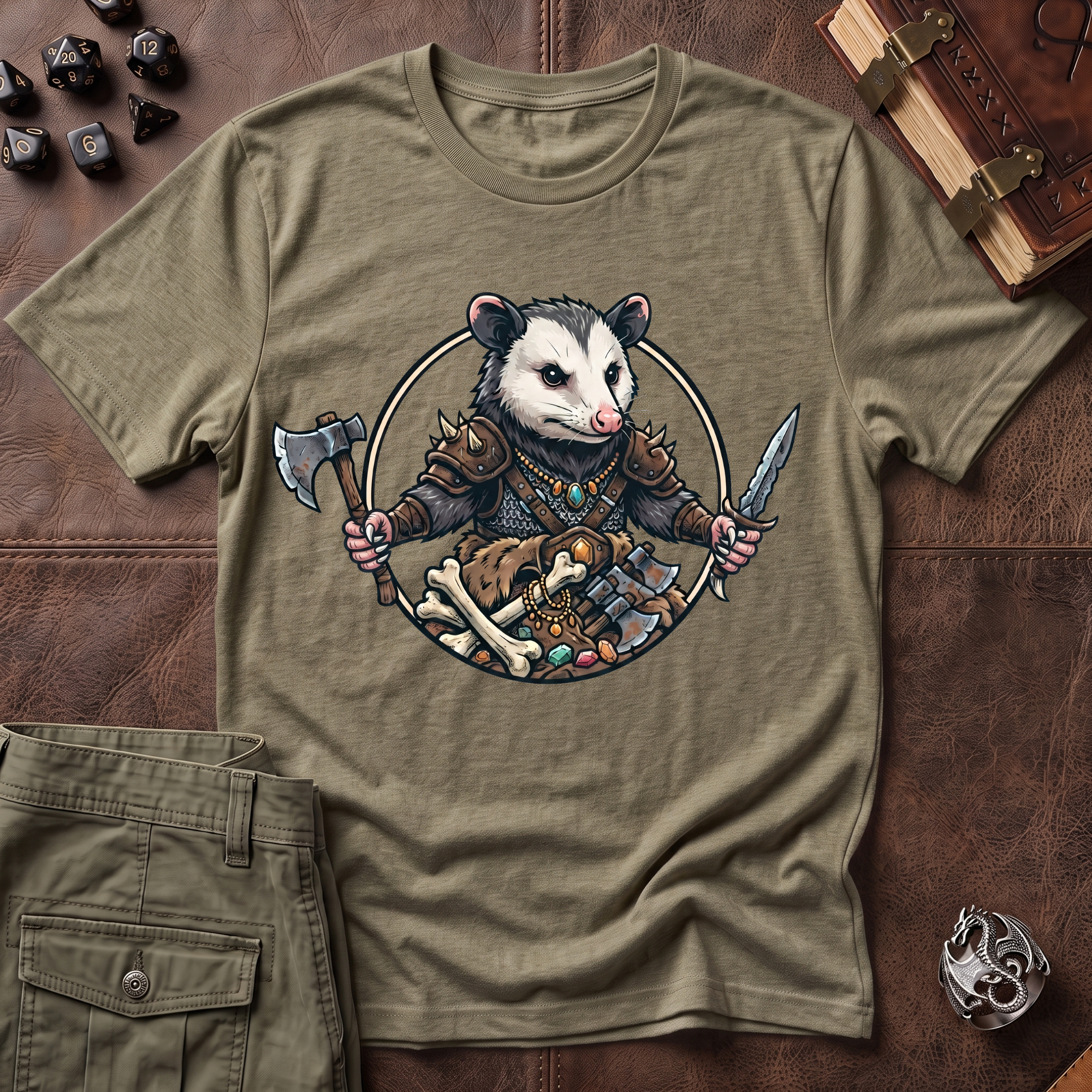 Spicy Kitty Barbarian T-Shirt