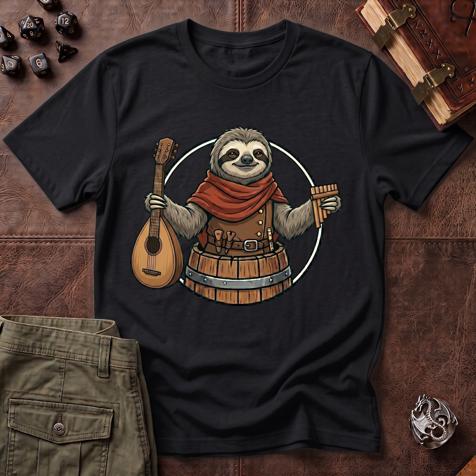 Sloth Bard T-Shirt