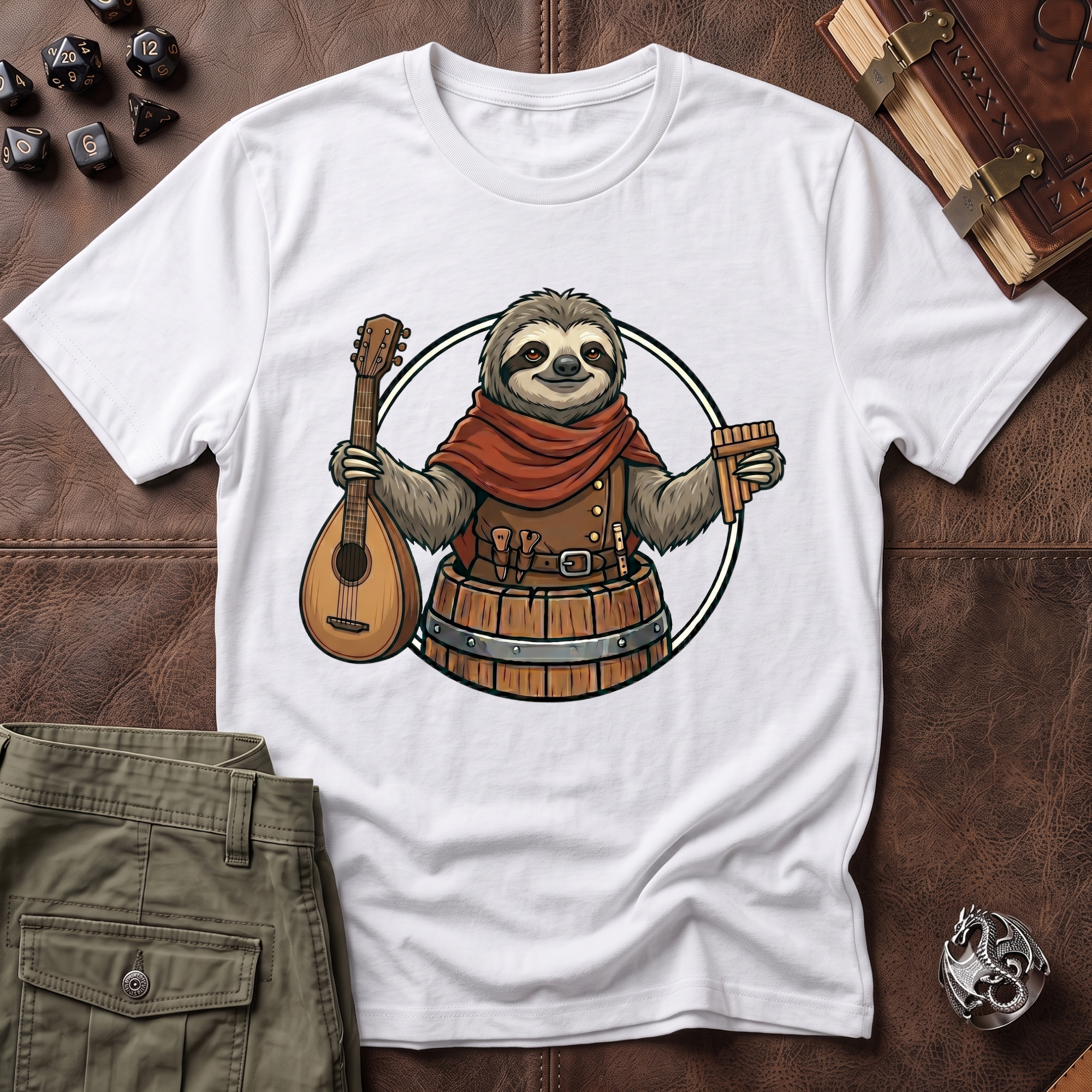 Sloth Bard T-Shirt