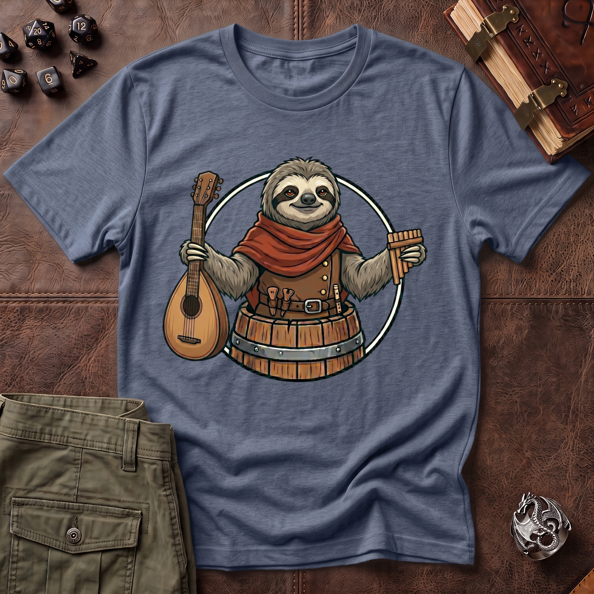 Sloth Bard T-Shirt