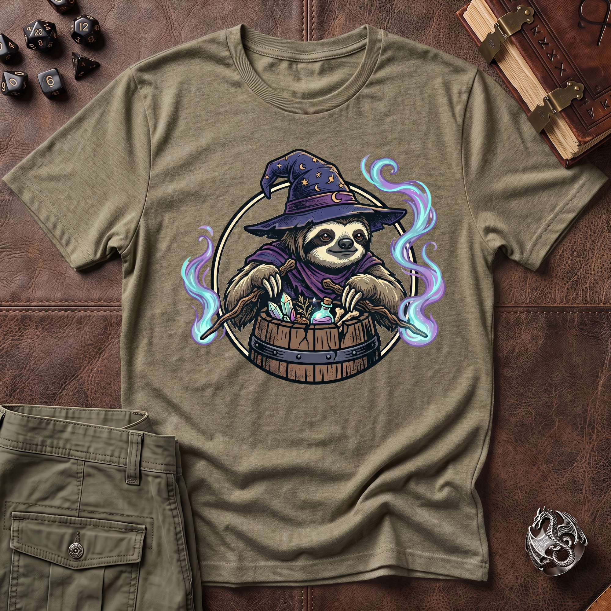 Sloth Wizard T-Shirt