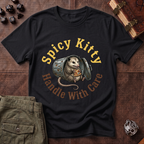 Spicy Kitty Handle with Care T-Shirt