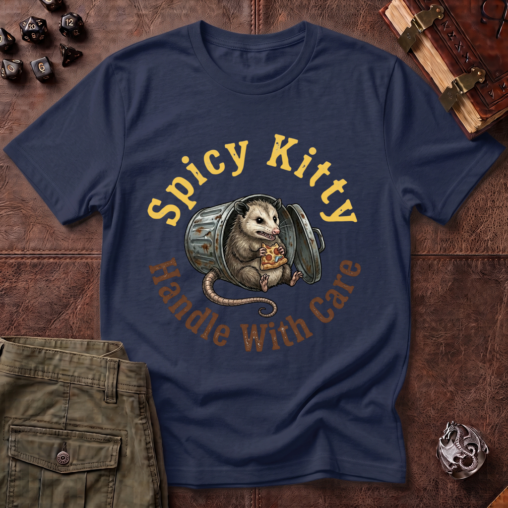 Spicy Kitty Handle with Care T-Shirt