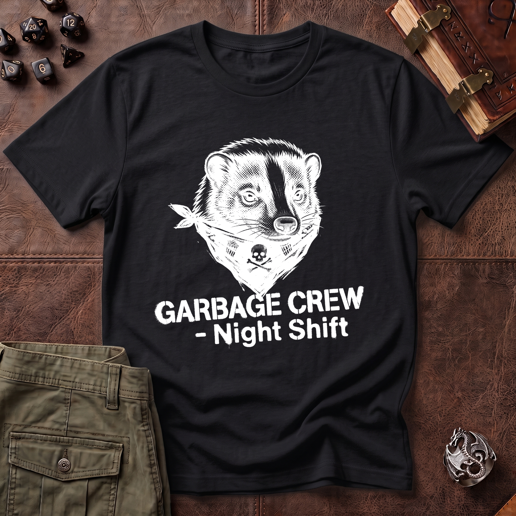 Garbage Crew Skunk T-Shirt