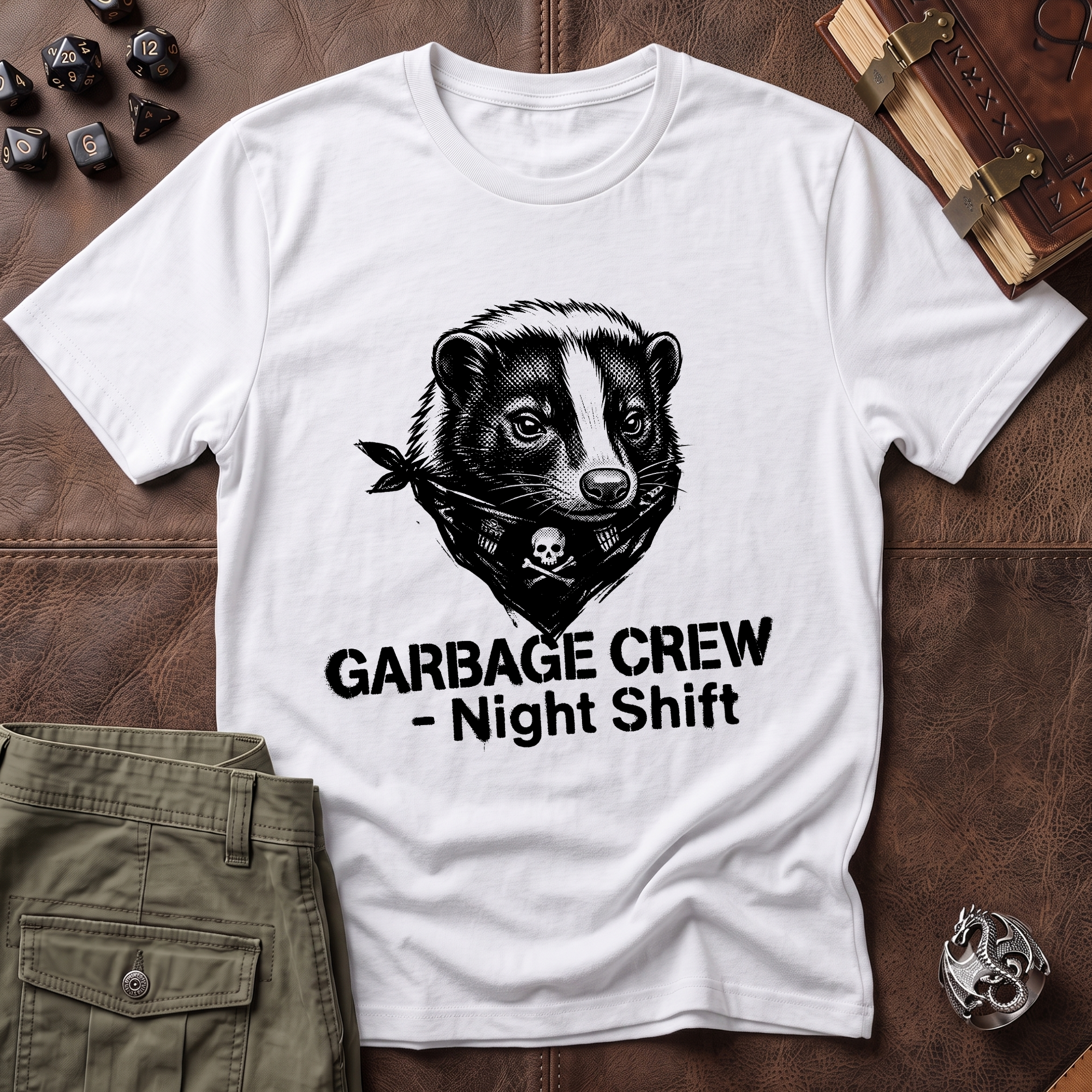 Garbage Crew Skunk T-Shirt