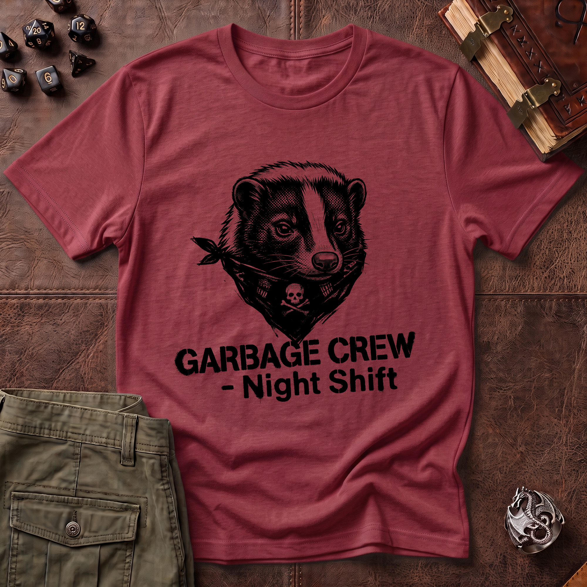 Garbage Crew Skunk T-Shirt