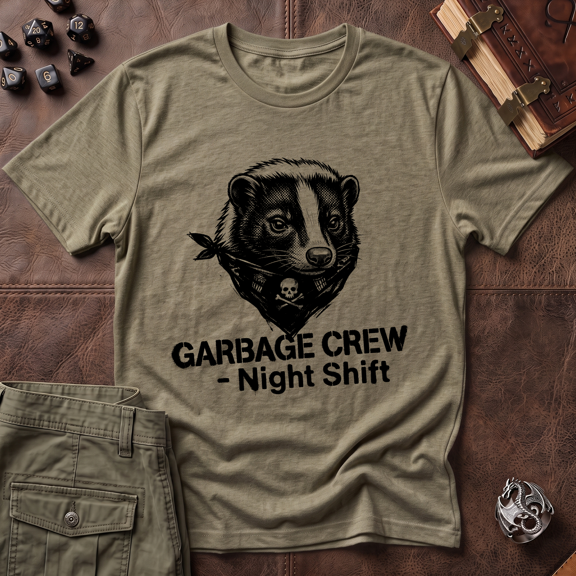 Garbage Crew Skunk T-Shirt