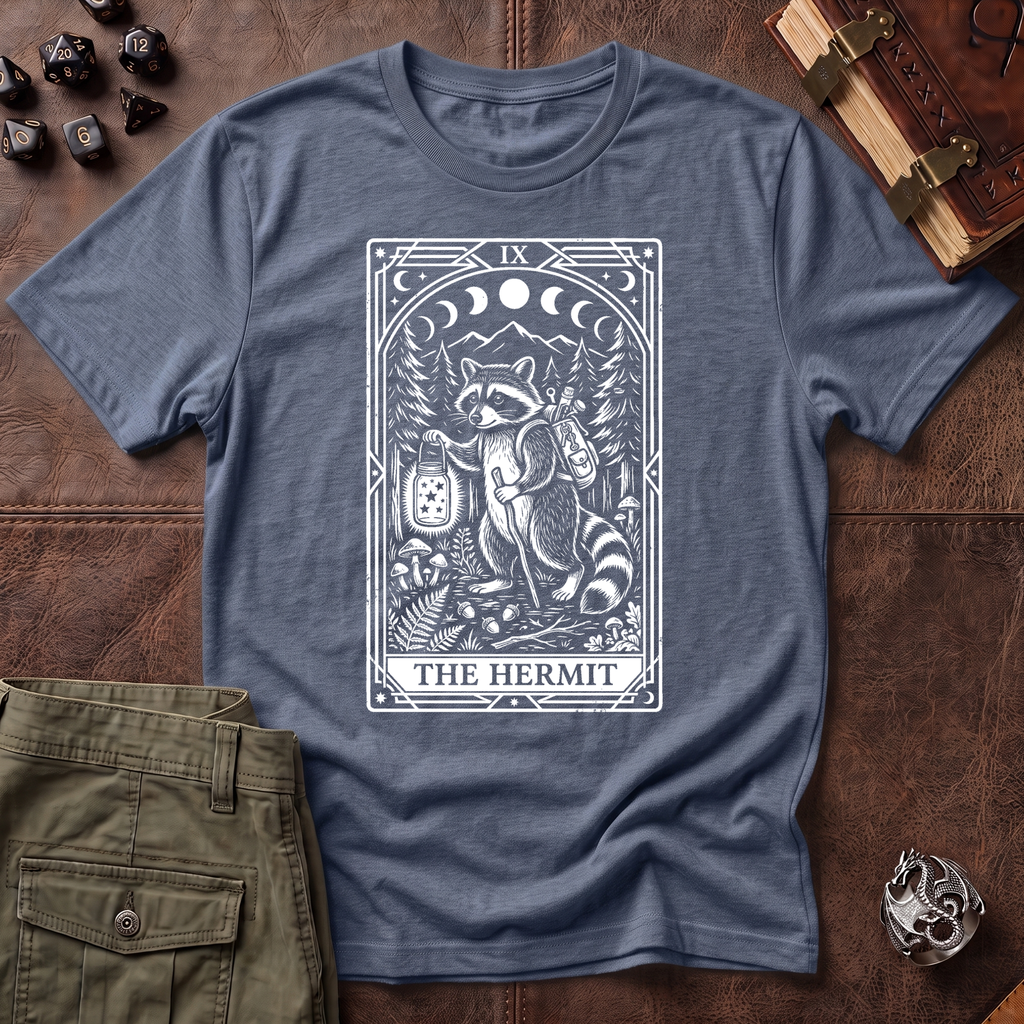 Trash Panda Tarot Hermit T-Shirt