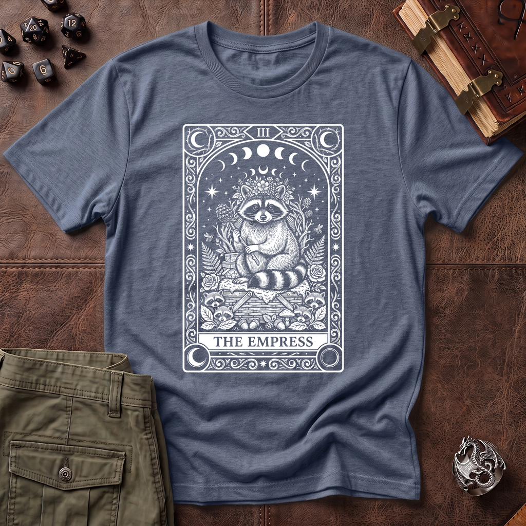 Trash Panda Tarot Empress T-Shirt