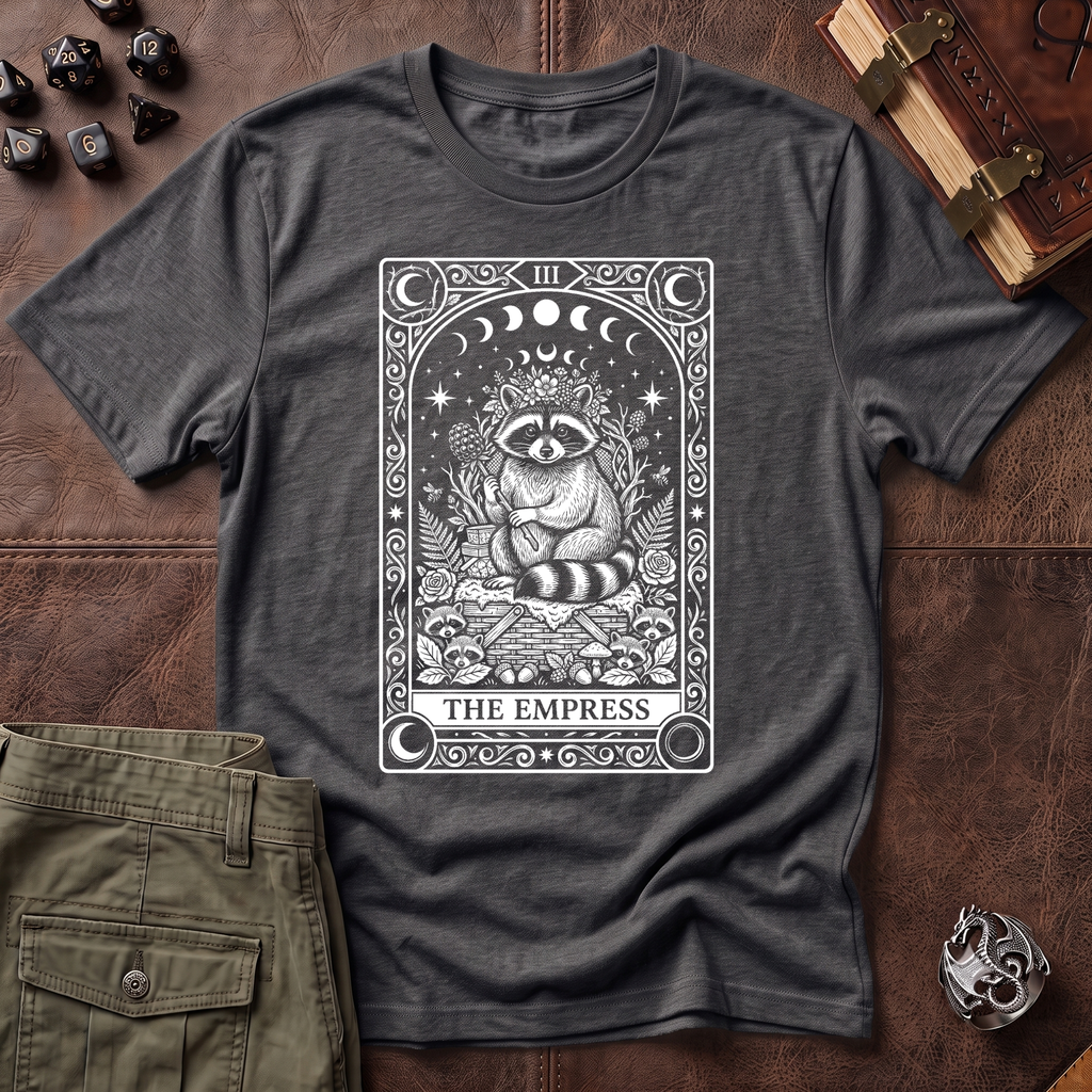 Trash Panda Tarot Empress T-Shirt