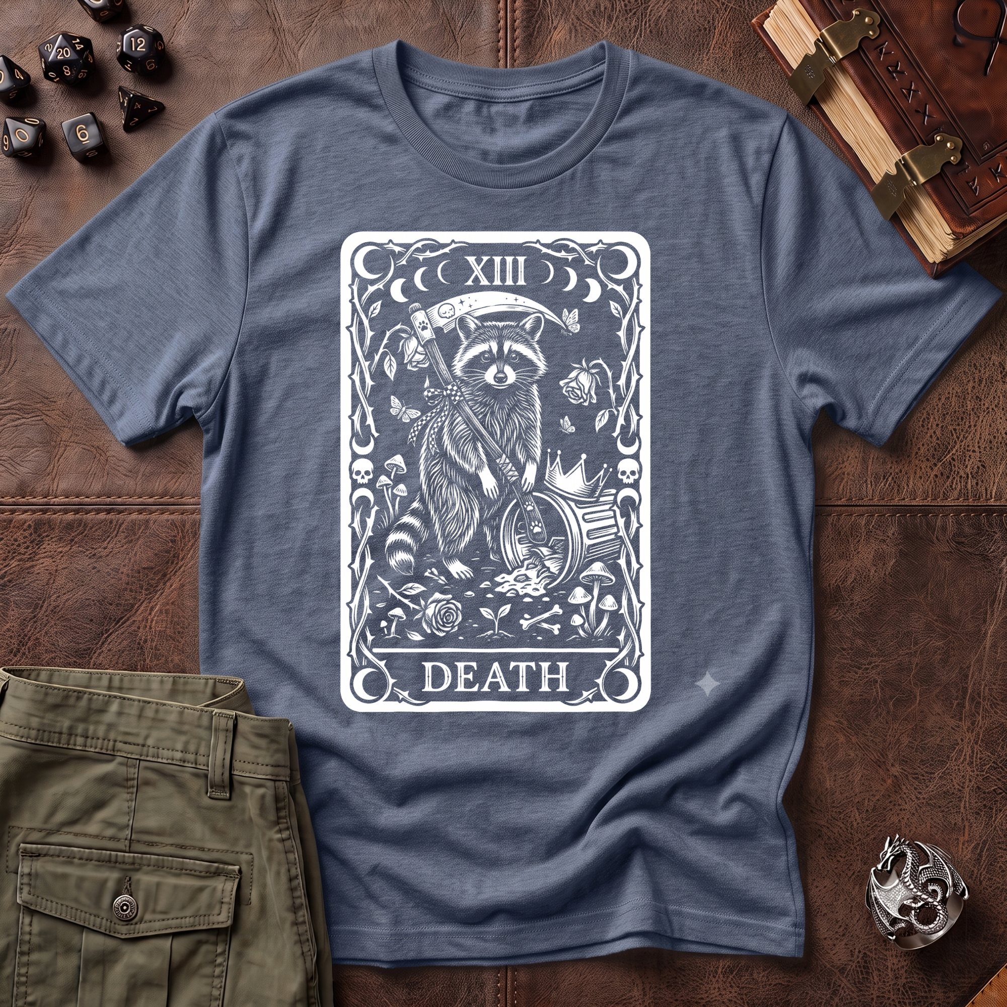 Trash Panda Tarot Death T-Shirt