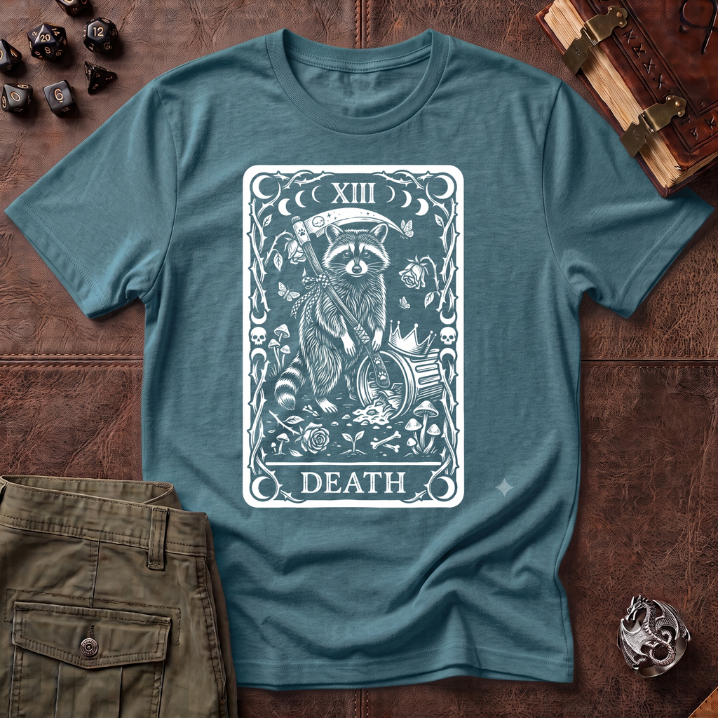 Trash Panda Tarot Death T-Shirt
