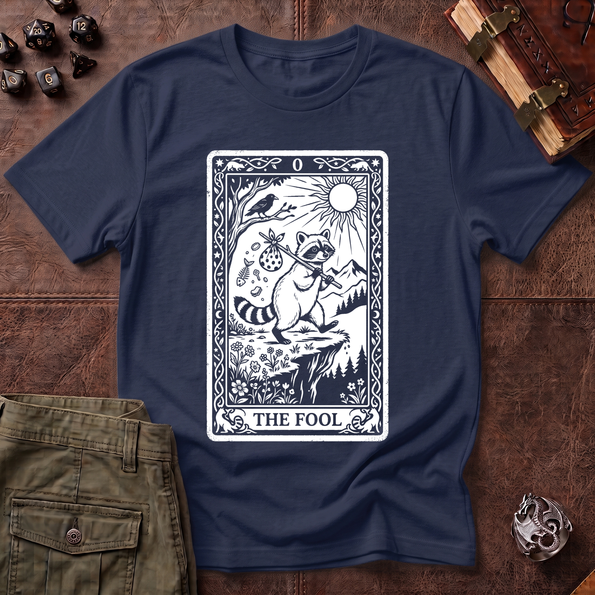 Trash Panda Tarot Fool T-Shirt