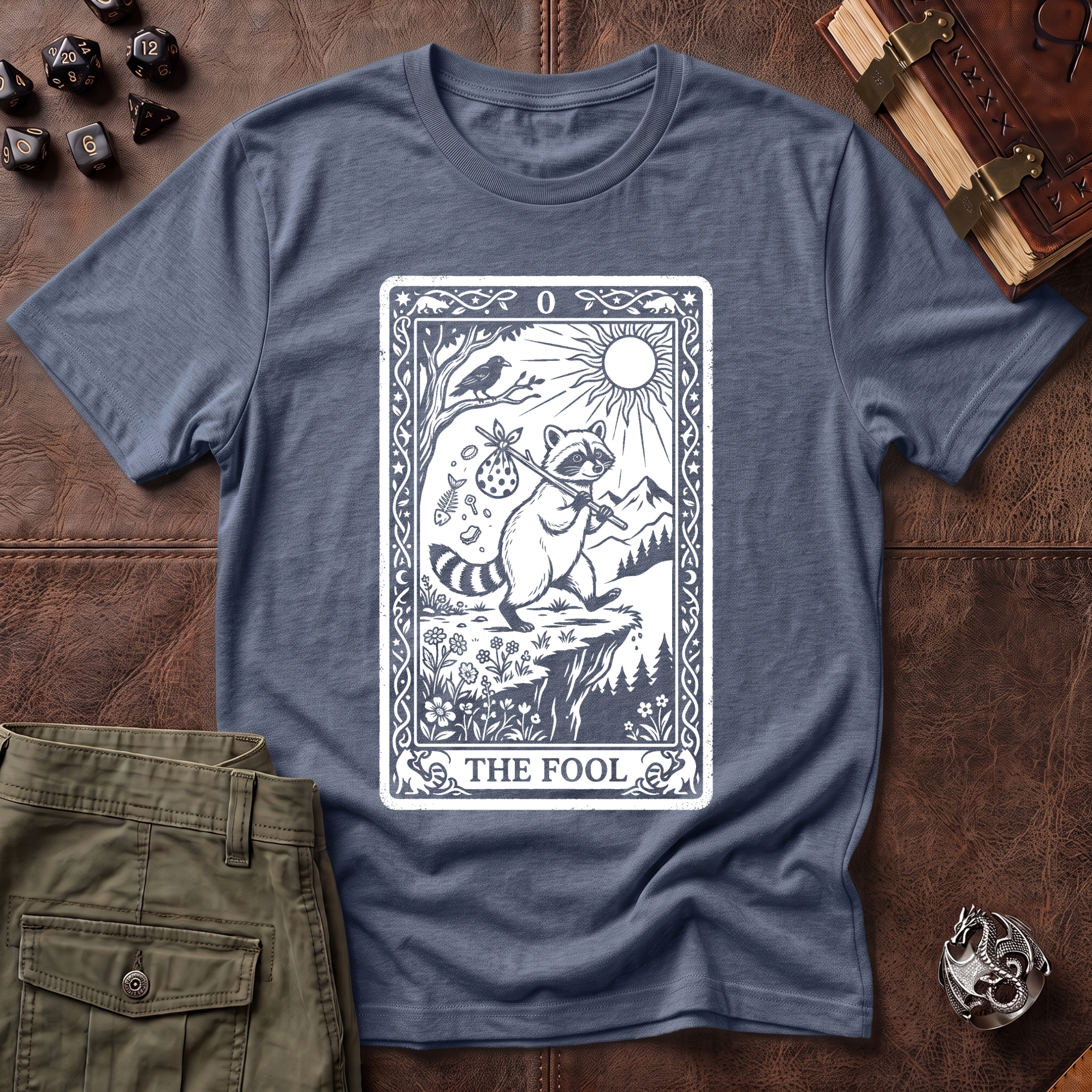 Trash Panda Tarot Fool T-Shirt
