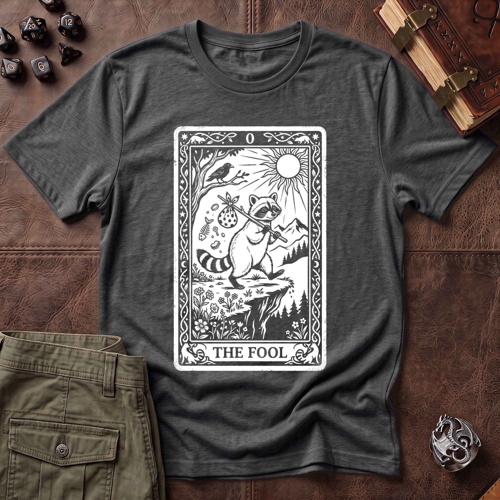 Trash Panda Tarot Fool T-Shirt