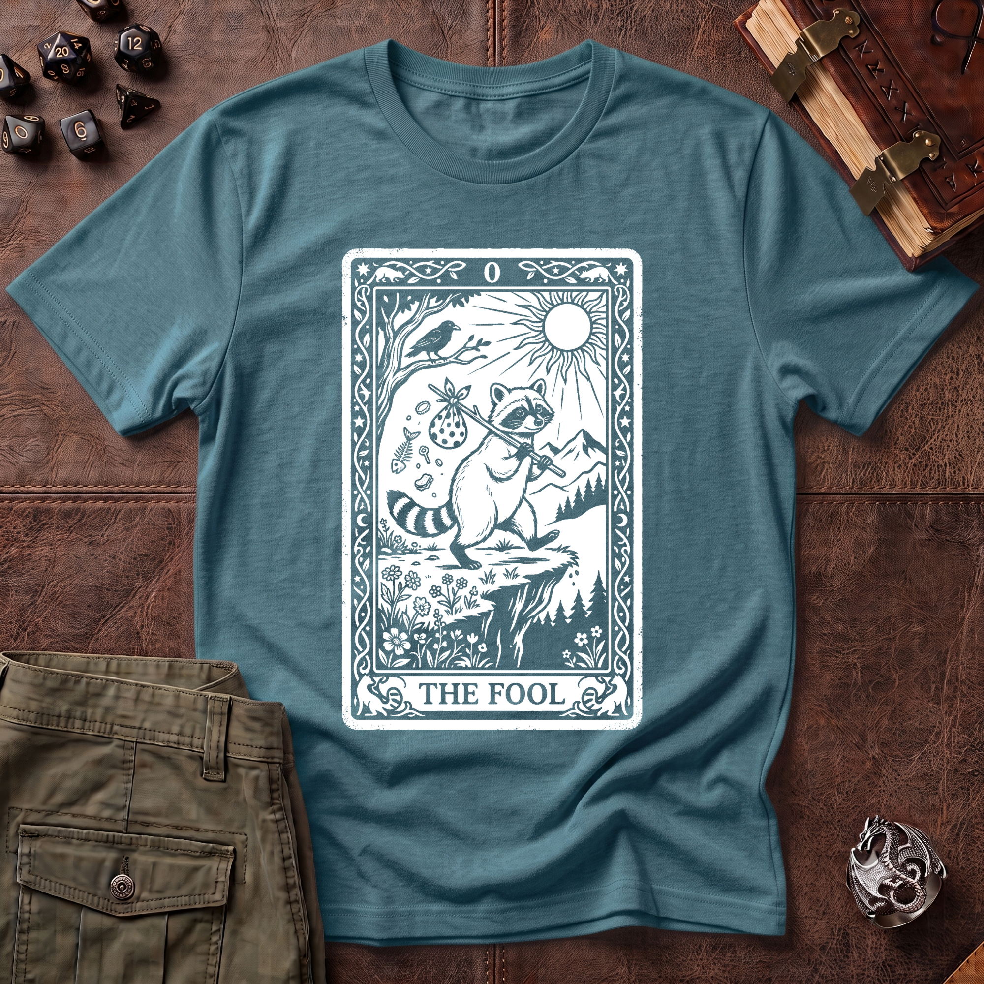 Trash Panda Tarot Fool T-Shirt