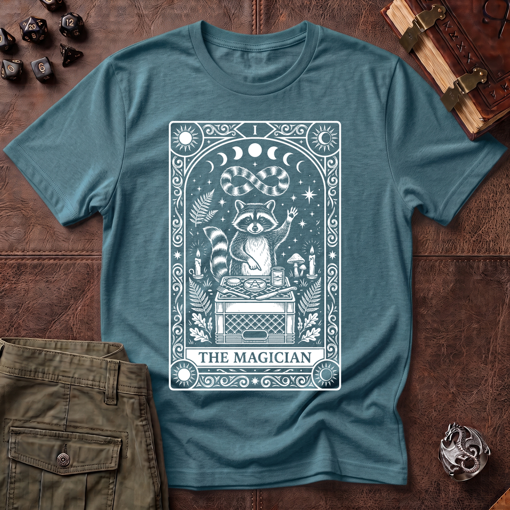 Trash Panda Tarot Magician T-Shirt