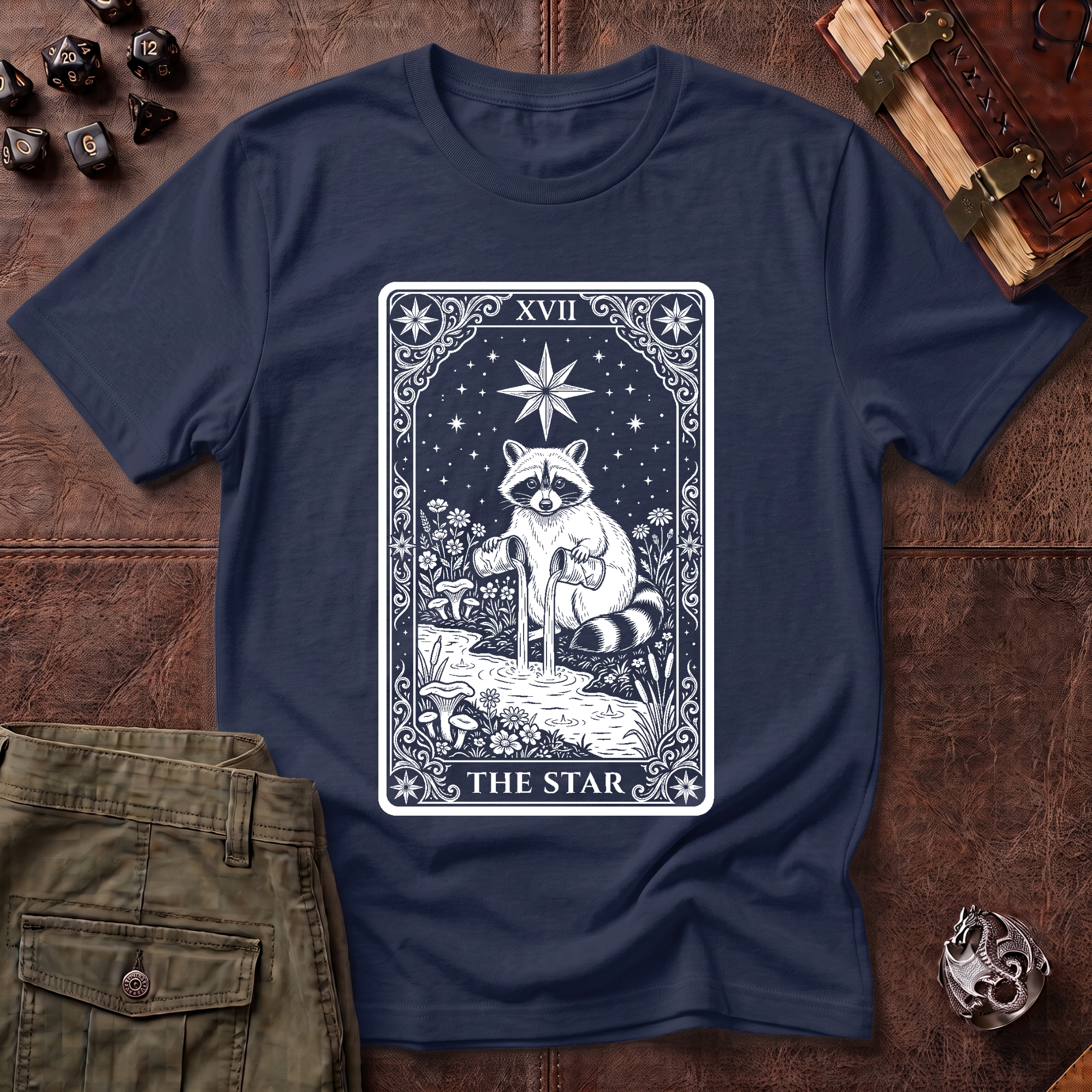 Trash Panda Tarot Star T-Shirt