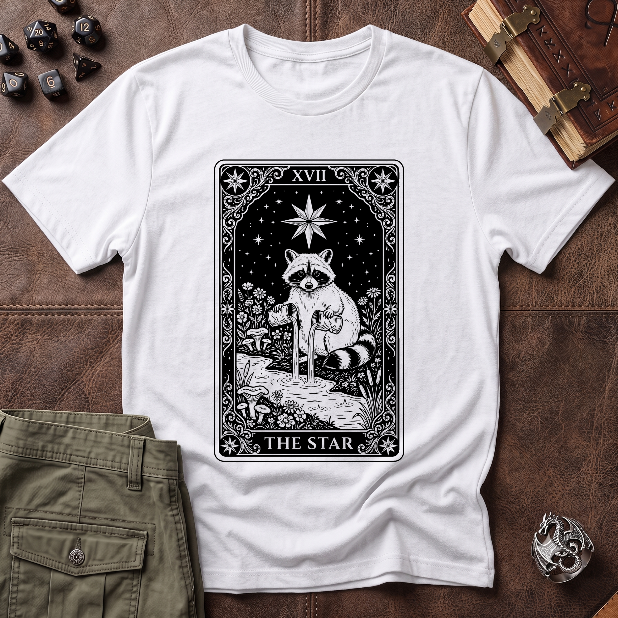 Trash Panda Tarot Star T-Shirt