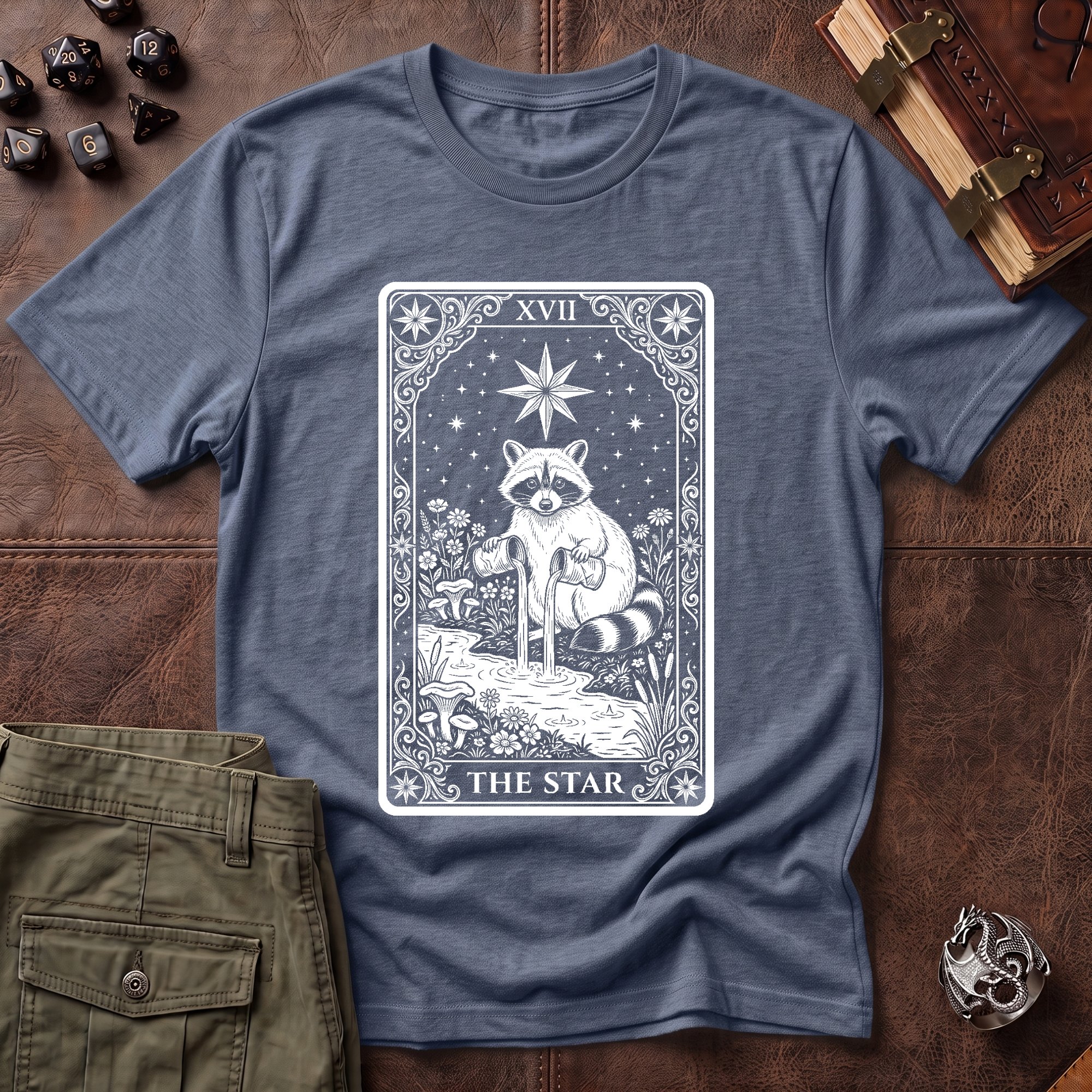 Trash Panda Tarot Star T-Shirt