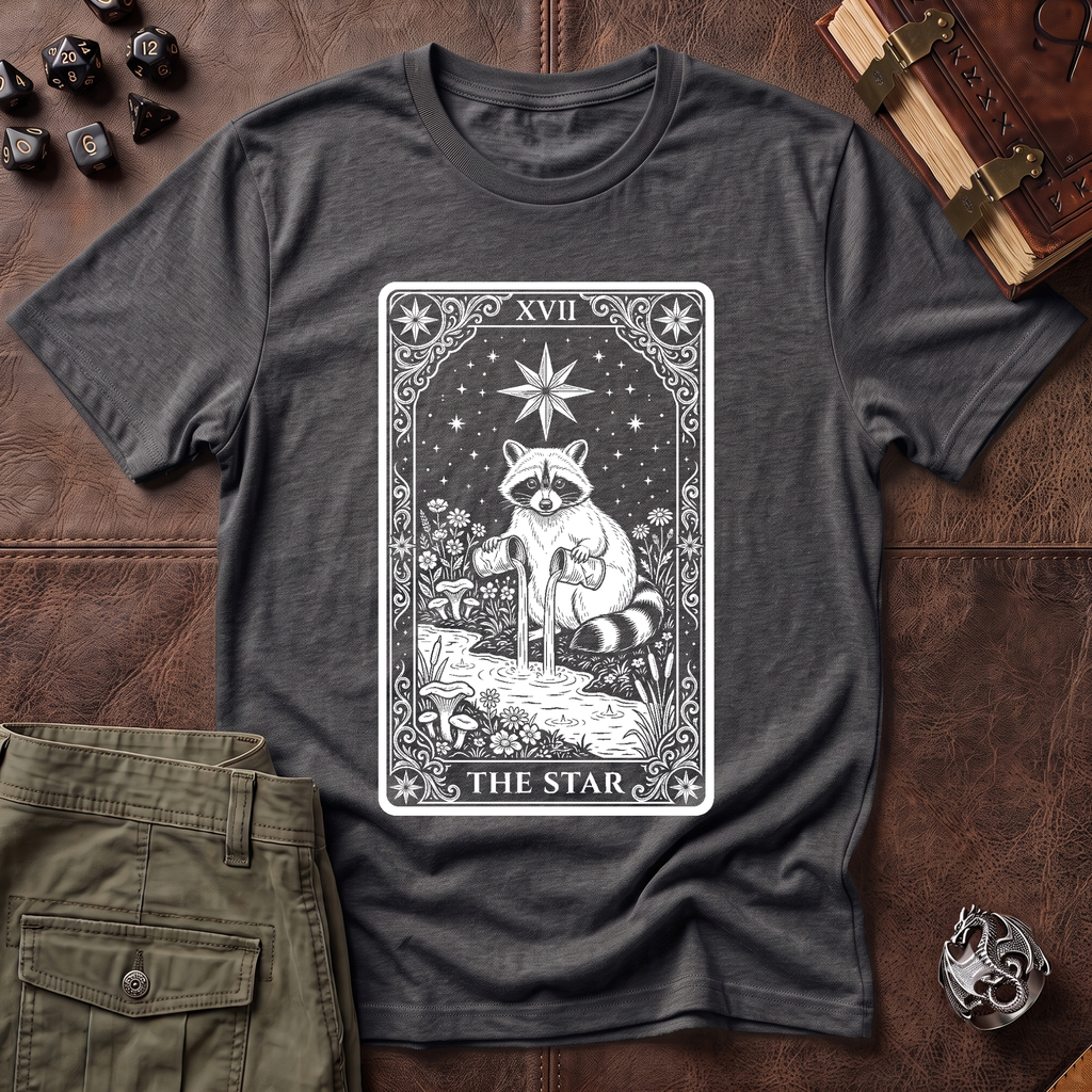 Trash Panda Tarot Star T-Shirt