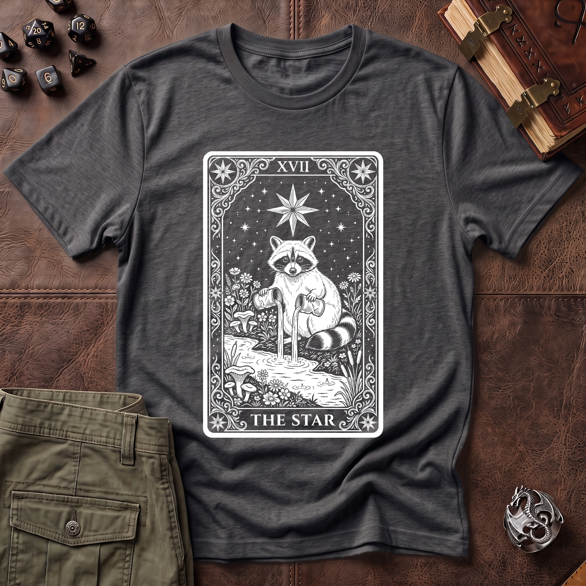 Trash Panda Tarot Star T-Shirt