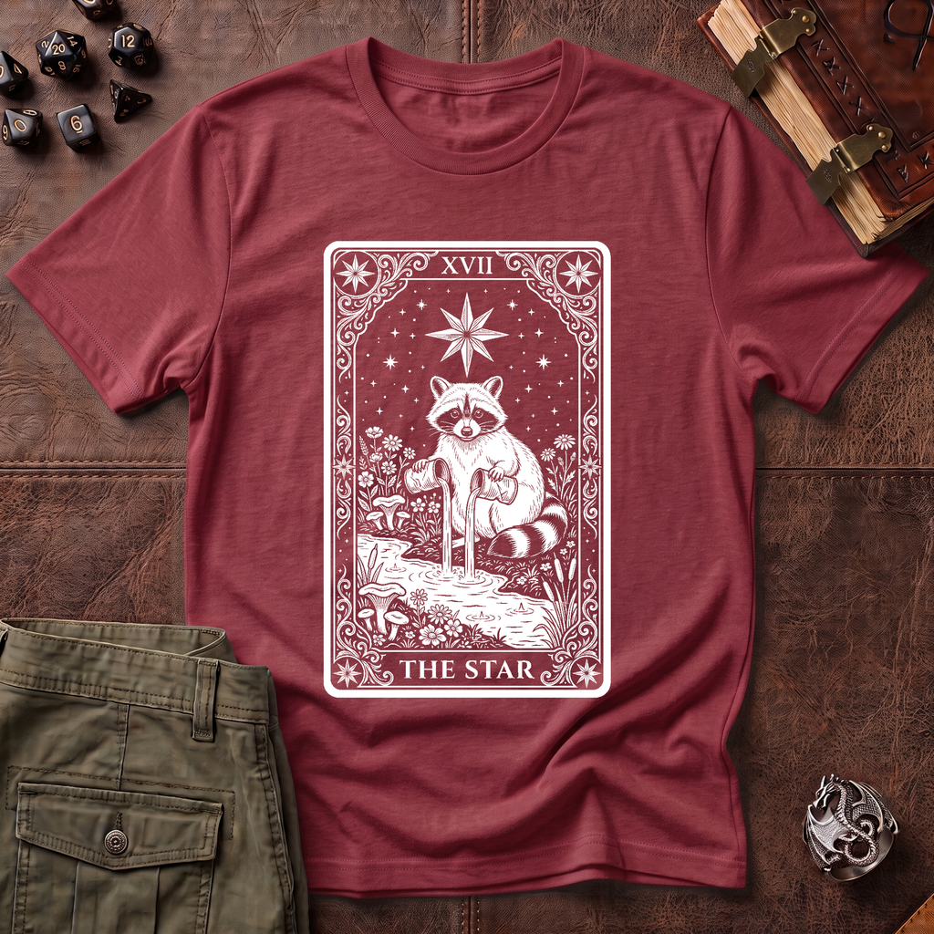 Trash Panda Tarot Star T-Shirt
