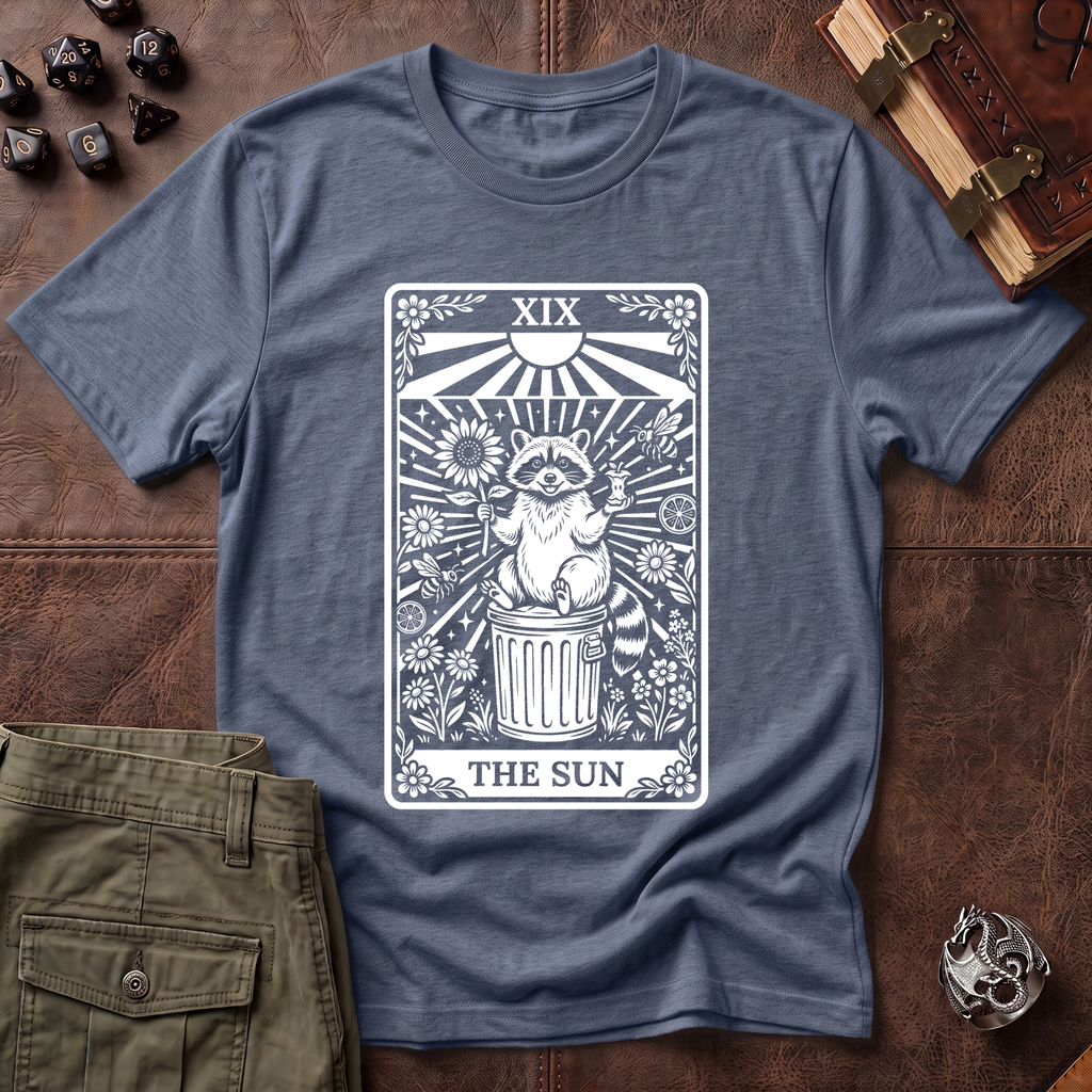 Trash Panda Tarot Sun T-Shirt